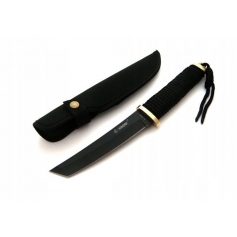 Nóż stały elegancki Kandar N-629 TANTO + etui-PRC