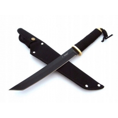 Nóż stały elegancki Kandar N-629B TANTO + etui-PRC