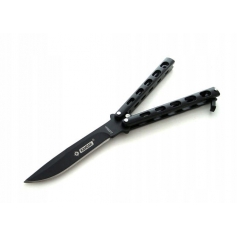 Nóż motylkowy Motyl czarny N-497B-KANDAR