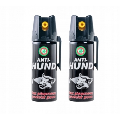 2X Gaz pieprzowy ANTI-HUND na psy zwierzęta 50ml-Klever