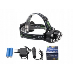 Latarka czołowa X-BALOG 9 LED ZOOM XM-L-T6-X-Balog