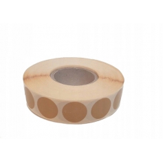 Zaklejki do przestrzelin 16mm 1000szt BEŻOWE Tarcz-