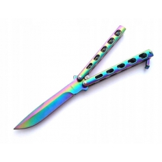 Nóż motylkowy Motyl RAINBOW N-497C-KANDAR