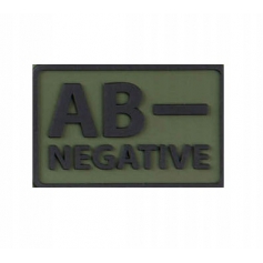 Emblemat Grupa Krwi Helikon OLIVE 2SZT AB RH--