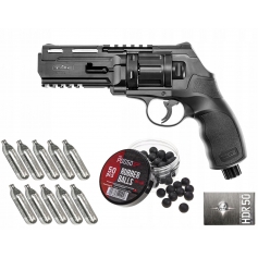 Rewolwer RAM T4E Combat HDR50 11J kal .50 Zzestaw gule gumowe +10 CO2-Umarex