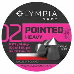 Śrut OLYMPIA SHOT POINTED HEAVY 4,5mm 500SZT--