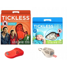 Odstraszacz na kleszcze TICKLESS BABY+HUMAN ORANGE-TickLess