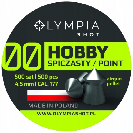 Śrut OLYMPIA SHOT HOBBY szpic 4,5mm 500szt szpic--