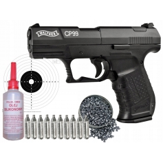 Pistolet wiatrówka WALTHER CP99 +10Co2 olej śrut-Umarex