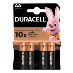 4x Bateria Alkaliczna DURACELL AA LR6 paluszki-Duracell