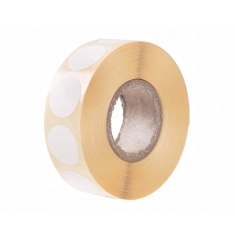 Zaklejki do przestrzelin 16mm 1000szt BIAŁE tarcz-