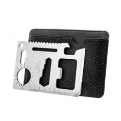 Multitool KARTA SURVIVALOWA 11 narzędzi +etui--