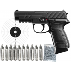 Wiatrówka pistolet Umarex HPP 4,5 blow back ZESTAW-Umarex