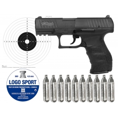 Wiatrówka pistolet WALTHER PPQ 4,5 śrut tarcze Co2-Walther