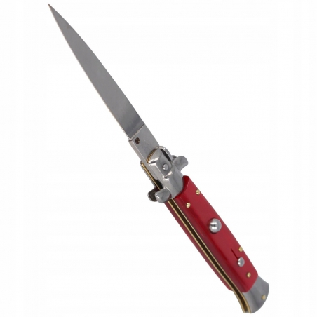 Nóż sprężynowy Beltrame Stiletto Pearl FB23/41 Red-Frank Beltrame