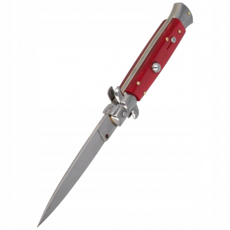 Nóż sprężynowy Beltrame Stiletto Pearl FB23/41 Red-Frank Beltrame