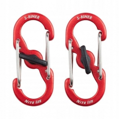 KARABIŃCZYK NITE IZE S-BINER ALUMINIUM RED-Nite Ize