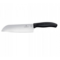 VICTORINOX NÓŻ SANTOKU SWISS CLASSIC CZARNY-Victorinox