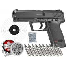 Wiatrówka pistolet UMAREX HK USP +1750BB +10Co2-Umarex