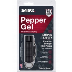 Gaz pieprzowy SABRE Brelok CAMPUS 15ml Czarny-SABRE RED