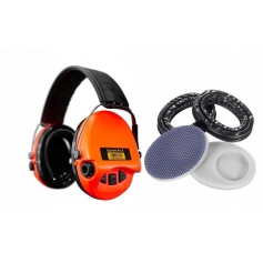 Ochronniki słuchu Sordin Supreme PRO X Orange z wkładkami żelowymi-SORDIN
