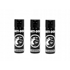 3x Gaz pieprzowy ANTI DOG 63ml do obrony na psy--