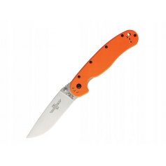 Nóż Ontario RAT1 Folder Silver Plain 8848OR Orange