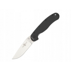 Nóż Ontario RAT1 Folder Silver Plain 8848 Black