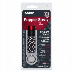 Gaz pieprzowy SABRE Brelok DESIGNER KR-DL-200 BLK-SABRE RED