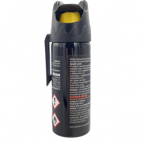 Gaz pieprzowy obezwładniający POLICE Protect Magnum FOG 50 ml RMG-Aro Broń