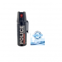 Gaz pieprzowy POLICE PROTECT MAGNUM 50 +chusteczka--