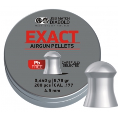 Śrut JSB Exact 4,50 mm LEAD FREE 200SZT bez ołowiu-JSB