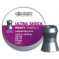 Śrut diabolo JSB ULTRA SHOCK HEAVY 5,52mm - nowość, 150 szt.-JSB