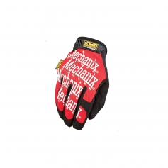 Rękawice taktyczne Mechanix Original RED (MG-02) - wytrzymałe, dla służb mundurowych, białe napisy-Mechanix Wear
