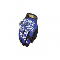 Rękawice taktyczne Mechanix Original BLUE (MG-03) - wytrzymałe, dla służb mundurowych, białe napisy-Mechanix Wear