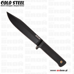 Nóż stały Cold Steel SRK Black Compact SK5 (49LCKD) - nowa wersja, kabura Secure-Ex w komplecie-Cold Steel