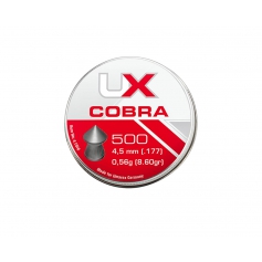 Śrut UMAREX COBRA Pointed Ribbed kal. 4,5mm 4.1916 - moletowany, ostry-Umarex