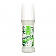 Środek na kleszcze MUGGA 50ml Mleczko w kulce ROLL-ON DEET 20,5% - na owady, komary, meszki - od 12 roku życia-MUGGA