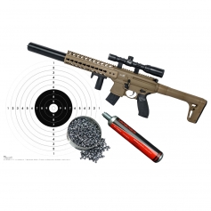 Wiatrówka Sig Sauer MCX FDE +luneta +kapsuła 88g-Sig Sauer