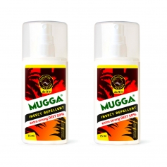2xMUGGA STRONG 50% DEET spray 75ml KLESZCZE KOMARY-Mugga