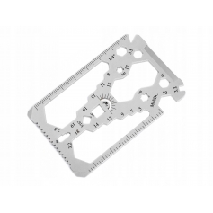 KARTA SURVIVALOWA Multitool MyEDC 34 IN 1 - stal nierdzewna-My Everyday Carry