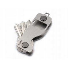 Organizer do kluczy i otwieracz KEY HOLDER - na 5 kluczy, stal nierdzewna-