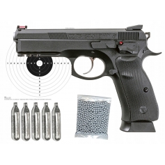 Wiatrówka CZ 75 SP-01 SHADOW Blow Back ZESTAW-