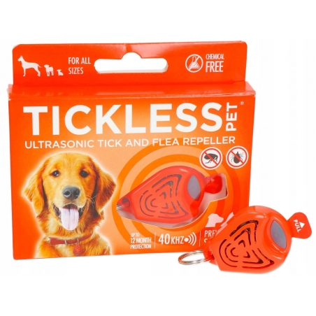 TICKLESS PET Odstraszacz na kleszcze i pchły pomar-Tickless