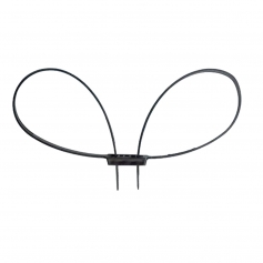 Kajdanki jednorazowe nylonowe KEL-MET KM 6000 czarne-KEL-MET