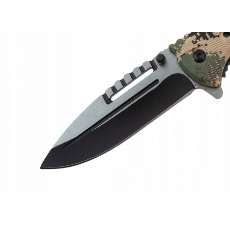 Nóż składany w wojskowym klimacie N-547A-BSH