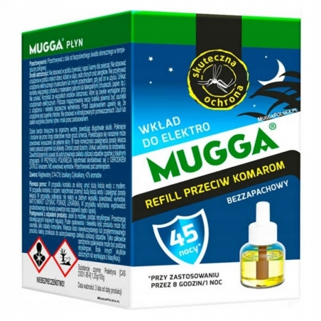Wkład do elektrofumigatora Mugga 45 nocy 35ml-Mugga
