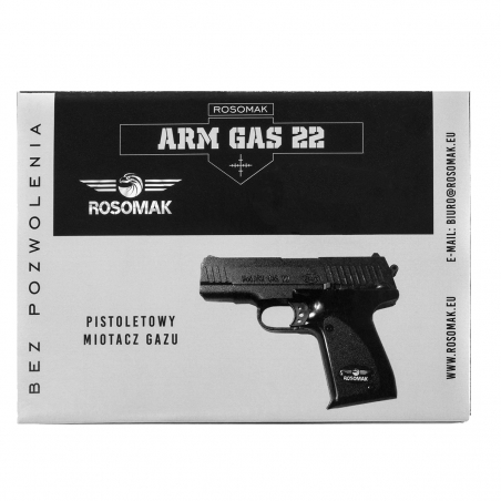 Pistolet gazowy ARM GAS 22 metal + wkład pieprzowy-Rosomak