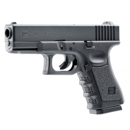 Wiatrówka Pistolet Glock 19 4,5 mm 5.8358 - replika, kulki BB, CO2-Umarex