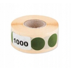 Zaklejki do przestrzelin 16mm 1000szt ZieloneTarcz-inna